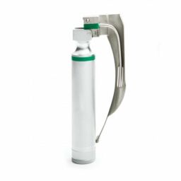 Satin Laryngoscope Handle Medium, Knurled Finish