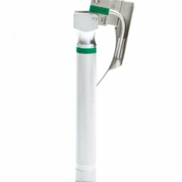 Satin Laryngoscope Handle Medium, Knurled Finish