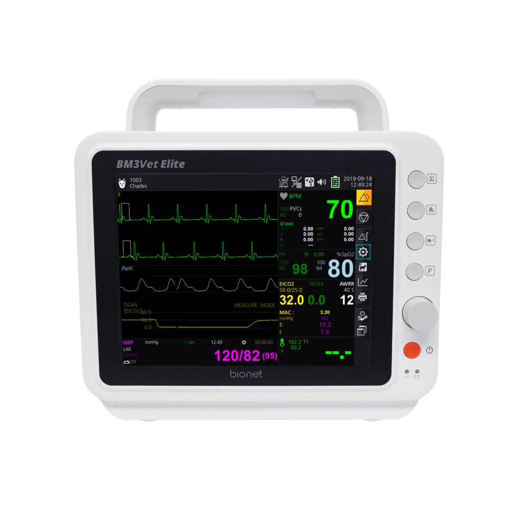 Bionet BM3Vet Elite Multi-Parameter Vet Monitor - veroveterinary.com